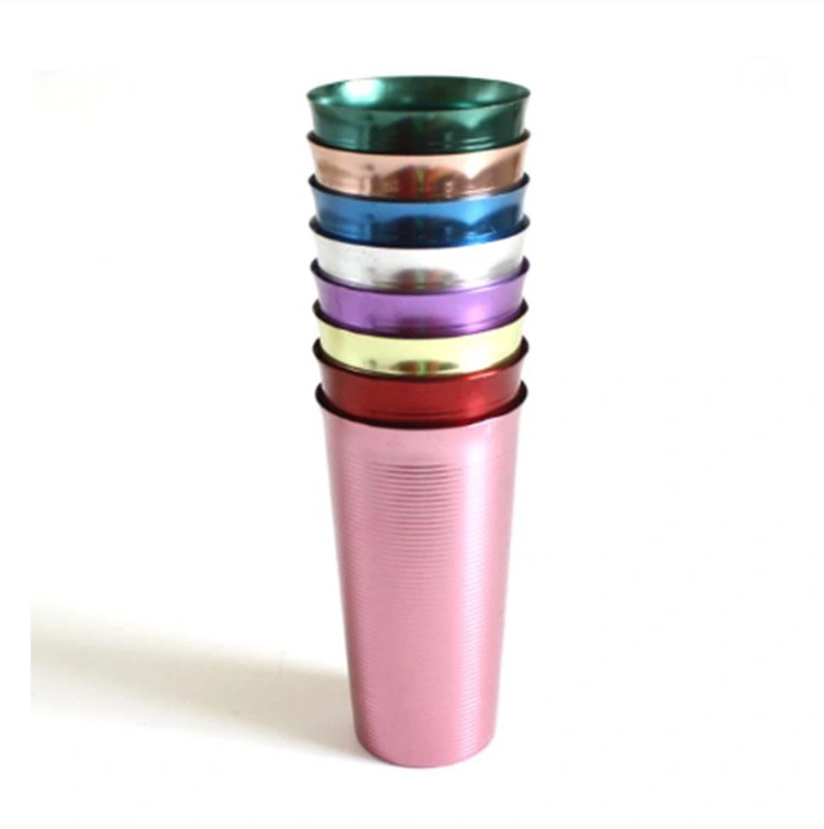 Multi-Color Custom Logo Anodized Aluminum Pint Cup