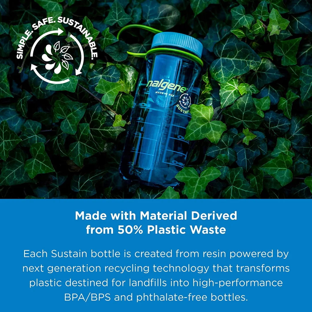32oz Custom Logo BPA Free Tritan Water Bottle Wide Mouth Lid 1000ml Plastic Bottles with Handle
