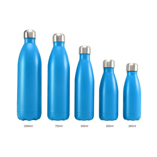 Высококачественная изолированная бутылка из нержавеющей стали, изготовленная на заказ спортивная бутылка для воды, готовая к отправке