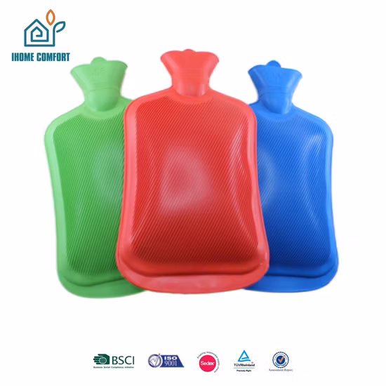 Классическая резиновая грелка, утолщенная, портативная, наполненная водой, взрывозащищенная, изделие для ежедневного использования.